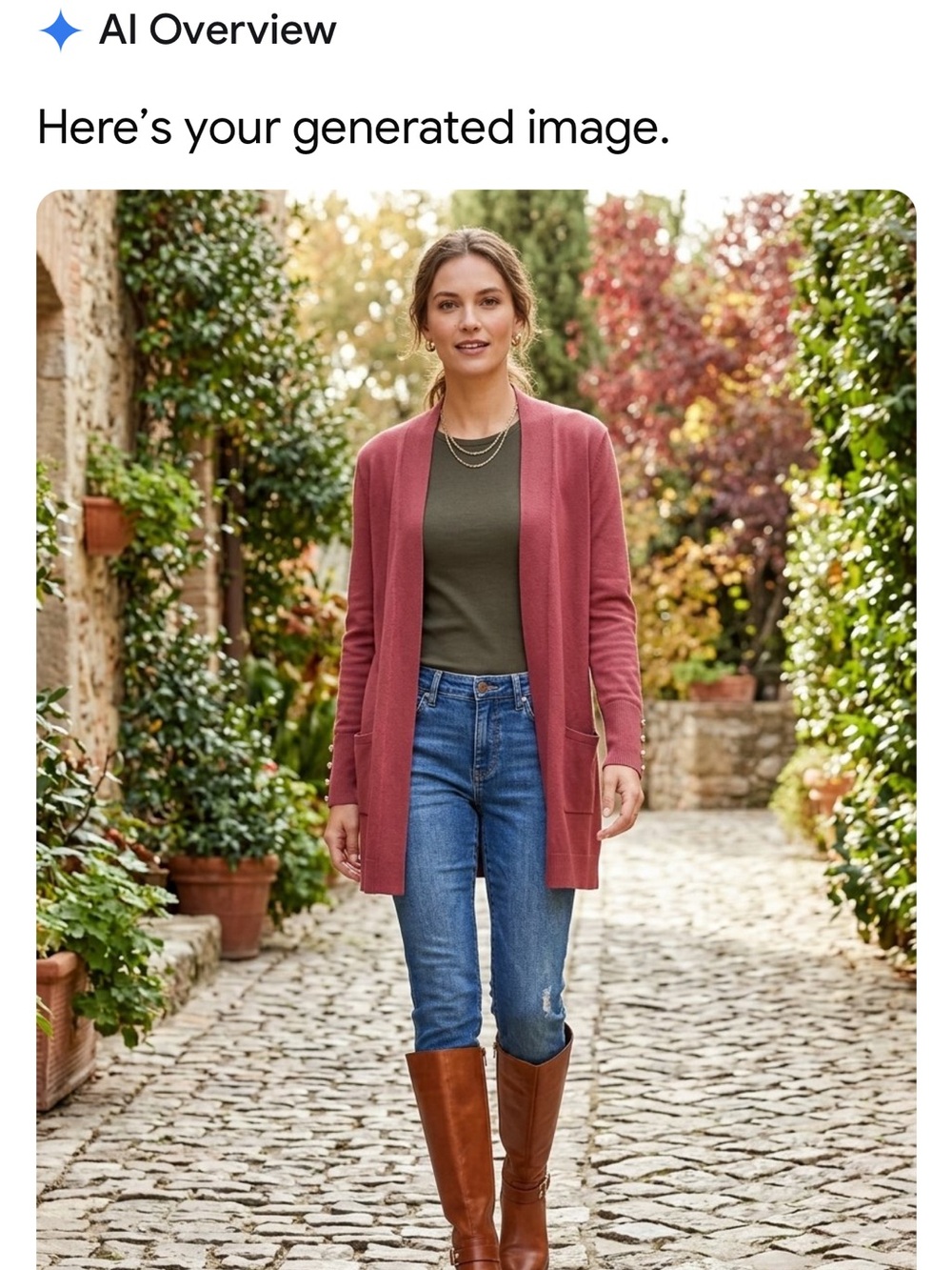 Open-Front Antique Red/Cranberry Cardigan Sweater - Women's